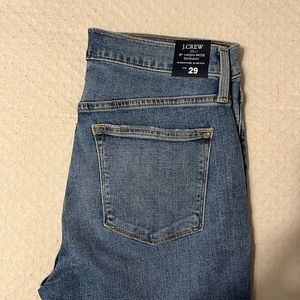 J Crew 10” high rise skinny jeans in signature stretch